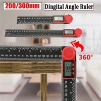 2-In-1 Digital Angle Meter Inclinometer Digital Angle Ruler Electronic Goniometer Protractor Angle Finder Measuring Tool