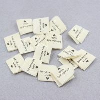 【LZ】❐❦  Handmade with Love Garment Cloth Labels DIY Roupas de Costura Tag Acessórios para Jeans Bolsas e Sapatos 50PCs