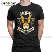 Hope Academy Men T Shirt Digimon Nostalgic Anime Vintage Tees Short Sleeve O Neck T-Shirt 100% Cotton Graphic Clothes