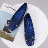 Casual Royal Blue Shoes for Women Plus Size 40 Soft Slip On Women Flats Shoes Butterfly Knot Loafers For Dancing