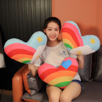 45*30cm Printing Rainbow Cloud Star Heart Shaped Blue Pillow Sofa Chair Decoration Props Birthday Present