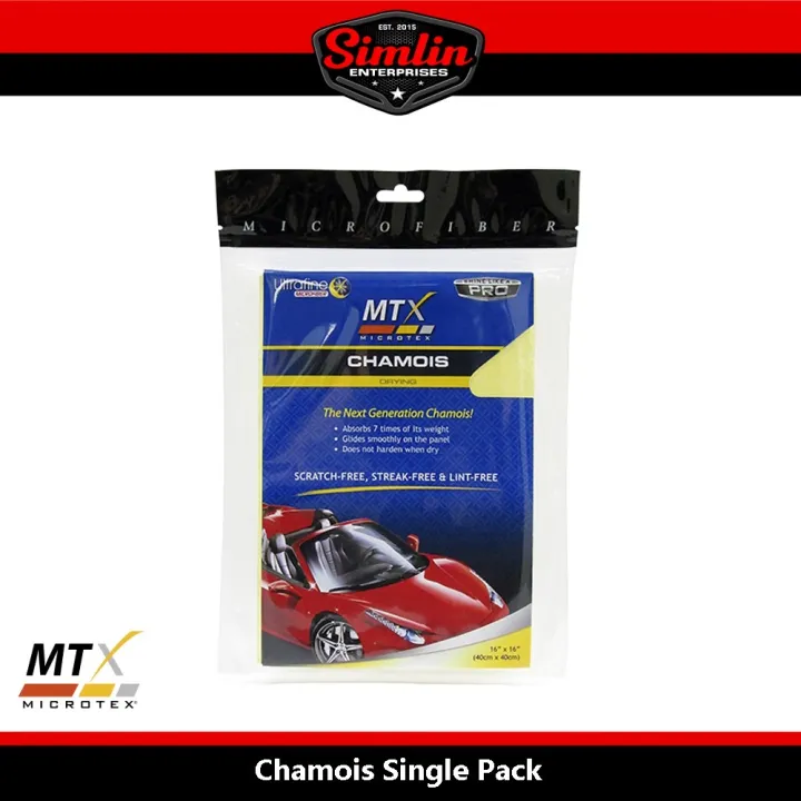 Microtex MTX CHAMOIS Car Care Microfiber Drying Cloth Lazada PH