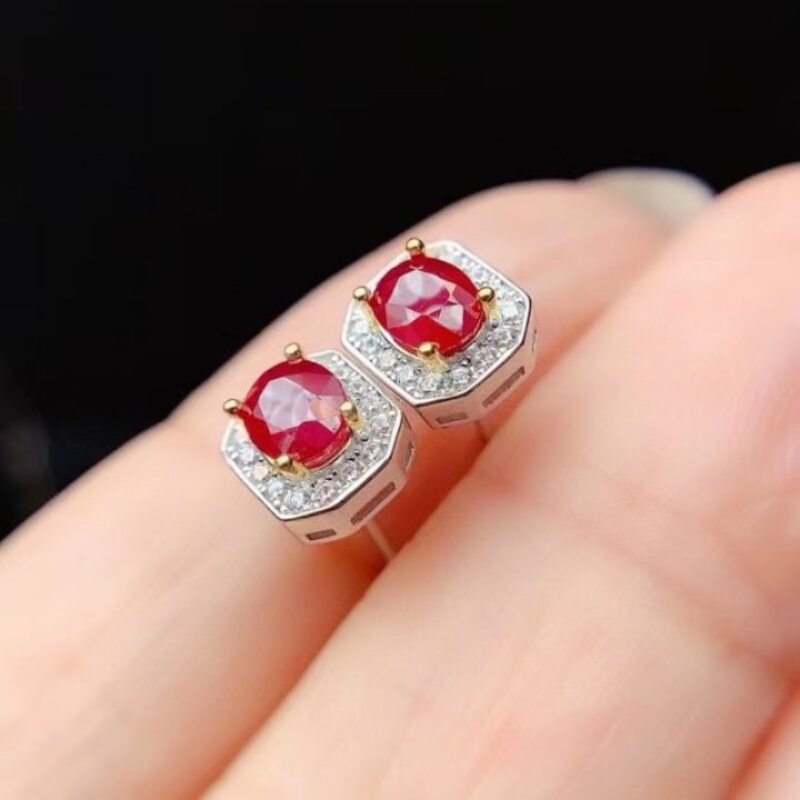 natural-ruby-earrings-classic-design-hot-sale-925-pure-silver-special-price-promotion-simple-design-for-daily-wear