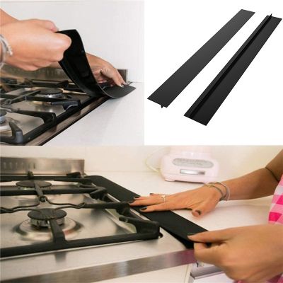 【CW】 Stove Counter Cover Silicone Rubber gas Slit Filler Dust Strip Resistant