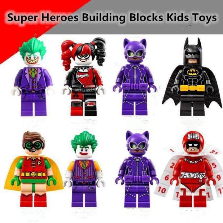 Mô Hình Lego Nhân Vật Joker Robin Harley Quinn Catwoman Spiderman Siêu Anh  Hùng Phù Hợp Làm Quà Cho Trẻ Em Hàng Mới Về CX 