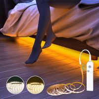 1M 2M 3M LED Strip Lights With Motion Sensor DC 5V 2835SMD Tira LED Tape Ribbon Waterproof Battery Powered Kitchen Cabinet Light LED Strip Lighting