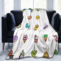 2023 in stock Toca Boca 88 Blanket Ultra Soft Throw Flannel Blanket Warm Printed Fashion Washable Blanket for Bed Couch Chair Living Room，Contact the seller to customize the pattern for free