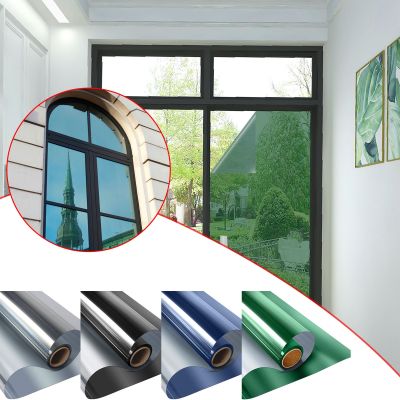 Window Insulation Film Privacy Transparent High Heat Rejection Cut Heat Insulation Privacy Film Multicolor Glass Film 40x100cm