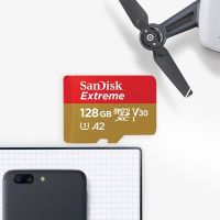 2023 SanDisk 128g TF MicroSD การ์ดหน่วยความจำ U3 V30 A2 4K การ์ดหน่วยความจำศัพท์มือถือตรวจสอบโดรน