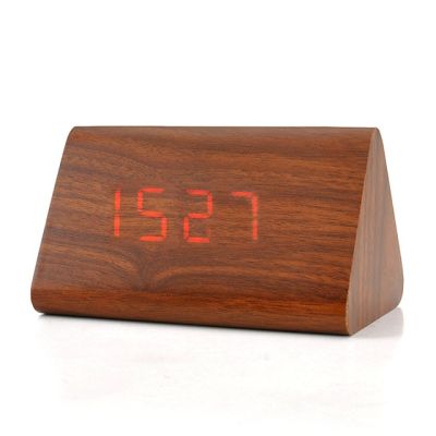 【Worth-Buy】 การควบคุมเสียงที่มีอุณหภูมินาฬิกาปลุกนาฬิกาตั้งโต๊ะจอแสดงผลแอลอีดีนาฬิกาตั้งโต๊ะ Deskdigital
