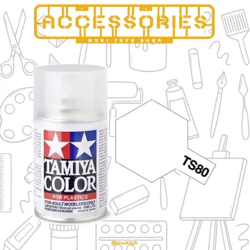  Tamiya TS-80 Clear Flat Spray 100ml : Arts, Crafts