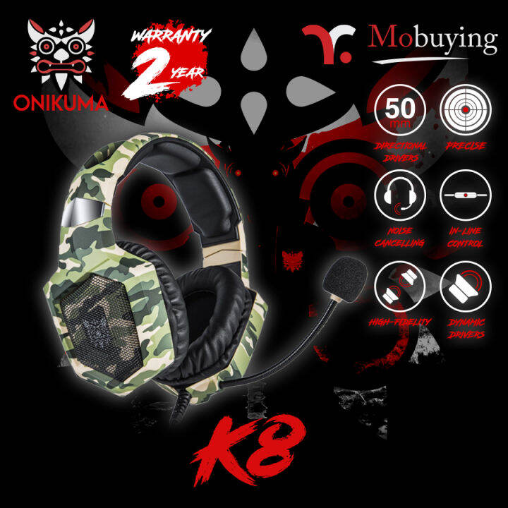 หูฟังเกมมิ่ง-onikuma-k8-gaming-headset-หูฟัง-ลำโพง-50mm-หูฟังเกมมิ่ง-ไมโครโฟนตัดเสียงรบกวน-พร้อมแสงไฟ-รองรับการใช้ทุก-platform-หูฟังเกมมิ่ง-หูฟังสำหรับเล่นเกม-หูฟังเกมเมอร์