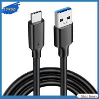 LONGB สายฮาร์ดไดรฟ์ USB C Gen2 10Gbps 3A PD 60W สายเคเบิล Type-C 3.2ยูเอสบี ชาร์จได้อย่างรวดเร็ว การถ่ายโอนข้อมูล