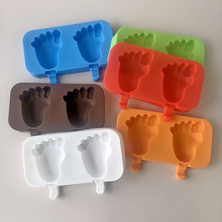 1set Silicone Popsicle Mold, Cute Paw Design Ice Pop Mold For Kitchen