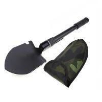 1PC Shovel Outdoor Multifunctional Folding Camping Fishing Pickaxe