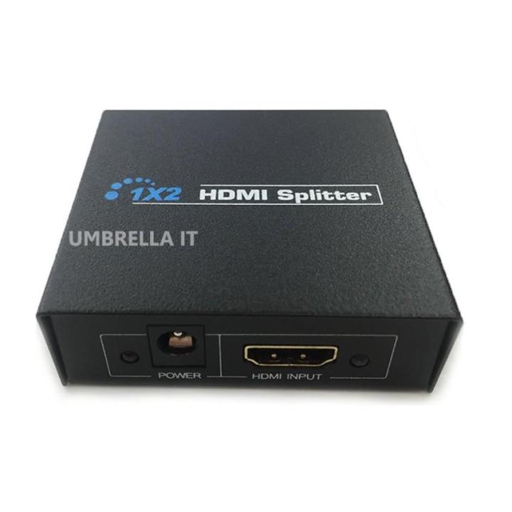 best-seller-hdmi-กล่องแยกจอ-2port-hdmi-splitter-1x2-support-3d-high-resolution1080p-สีดำ-1197-ที่ชาร์จ-หูฟัง-เคส-airpodss-ลำโพง-wireless-bluetooth-คอมพิวเตอร์-โทรศัพท์-usb-ปลั๊ก-เมาท์-hdmi-สายคอมพิวเต