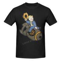 Fallout Vault Dweller Game Man TShirt Atom Cowboy บุคลิกลักษณะเสื้อยืดฮาราจูกุเสื้อ H Ipster