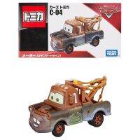 Tomica Pixar รถ C-04พ่วง-Mater สำหรับโชว์รถโมเดลเหล็กมอเตอร์รถยนต์ Kids Toys ป๊อปสุดฮอตของเล่นเด็กของเล่นตุ๊กตาสำหรับเด็กมายากลตลก