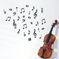 Wall Sticker Musical Note Removable Art Vinyl Mural Home Room Decor Wall Stickers Drop Shipping 2018a20