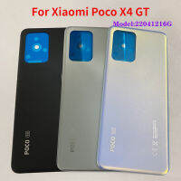 เคสปลอกหุ้มช่องหลังที่ครอบสำหรับ Xiaomi Poco X4 GT ฝาหลังปิดโทรศัพท์มีชิ้นส่วนกล้องเลนส์ซ่อมด้านหลังของแท้