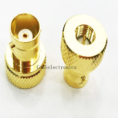 2pcs Gold BNC female jack to SMA male / Female straight RF Coax adapter Connector