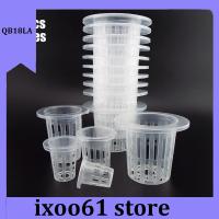 ixoo61 store 10Pcs Hydroponic Colonization Mesh Plant Grow Pot Net Nursery Cup Basket Holder Aeroponic Vegetable Planting Soilless