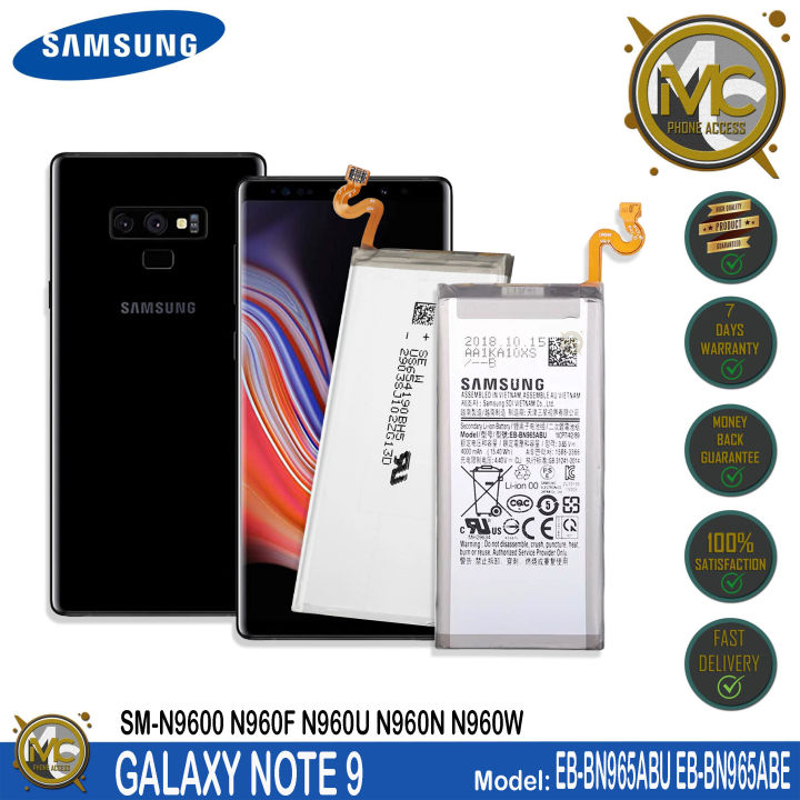 Samsung Galaxy Note 9 Battery Fit Sm N9600 N960f N960u N960n