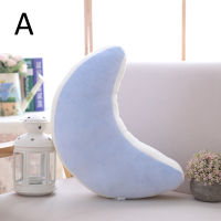 Cute Plush Sky Pillow Candy Color Rainbow Cloud Moon Cushion Seat Pillow Toy Child Gift Home Living Room Office Decoration