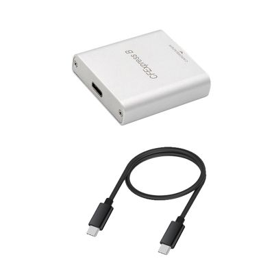 USB3.1 GEN 2 10Gbps CFE Card Reader High-Speed Laptop Card Reader +Type-C to Type-C Cable for Z6/Z7 1DX3