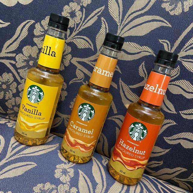 Starbucks Flavoured Syrup (Vanilla Caramel and Hazelnut) Lazada PH