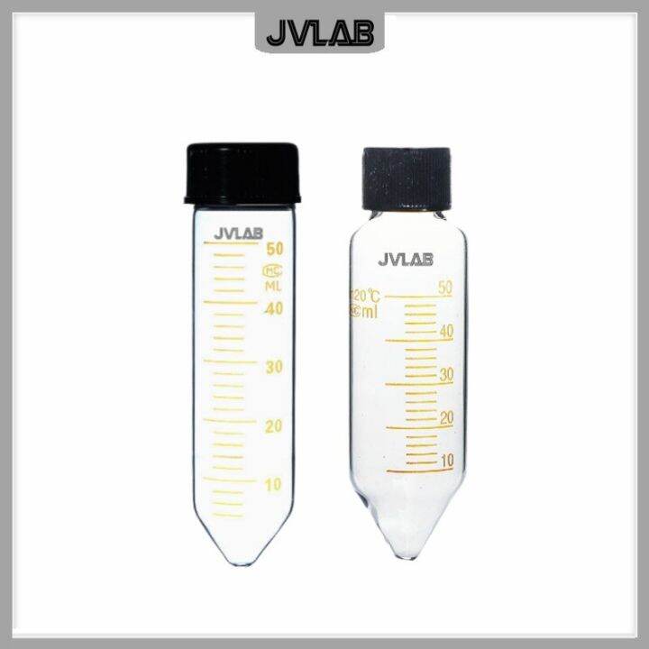 Glass Centrifuge Tube 50 ml Glass Test Tubes With Screw Cap & Scale