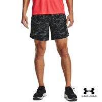 ?สุดพิเศษ Under Armour UA Mens Launch Run 7" Print Shorts อันเดอร์ อาเมอร์ กางเกงวิ่ง สำหรับผู้ชาย รุ่น Launch Run (ได้เฉพาะ: Rise / Orange (782)) สุดพิเศษ กางเกงออกกำลังกาย