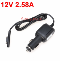 AC DC 12V 2.58A 36W เครื่องชาร์จแท็บเล็ตรถยนต์อะแดปเตอร์  สำหรับ Microsoft Surface PRO 3สายเคเบิลแล็ปท็อป I7 4 I5