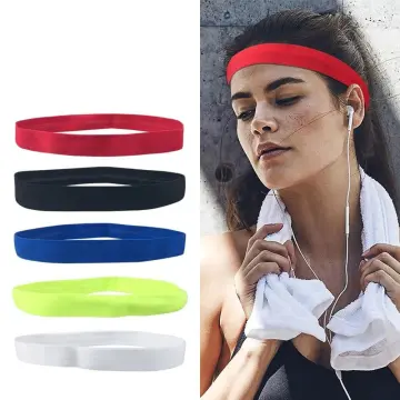 Bandeaux Sport Elastics Sweatband Absorbant Yoga Hairband Running