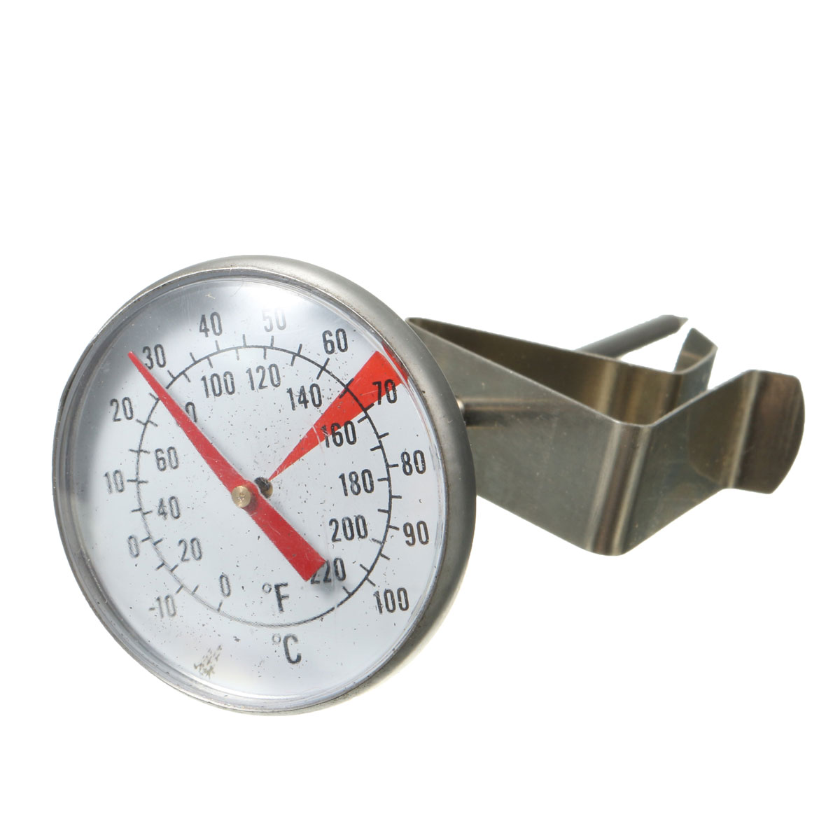 10-100℃ For Candle Soap Jam Coffee Making Clip On Metal Dial Thermometer Gauge 