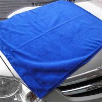 40Pcs Absorbent Microfiber Towel Car Care Home Kitchen Washing Clean Wash Cloth Blue