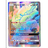 Pokemon Card ภาษาอังกฤษ Darkrai GX Card 158/147 ดาร์กไร Pokemon Card Gold Flash Light (Glossy)  Free 1 EX Card