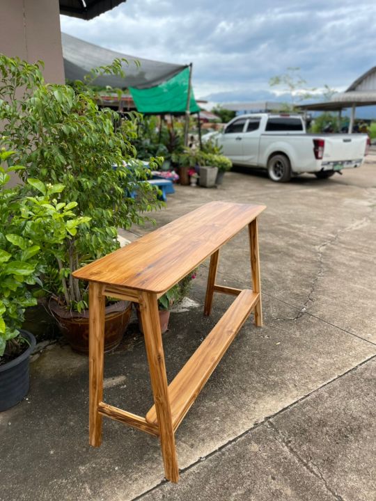 tt-shop-แพร่-โต๊ะบาร์-สีธรรมชาติ-ขนาด-150-cm-บาร์-โต๊ะอาหาร-โต๊ะกาแฟ-โต๊ะไม้-โต๊ะไม้สัก
