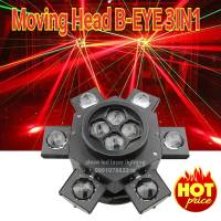 Moving HeadB-EYE  LED  3in1eyed 6led b-eye 4led 2laserไฟมูฟวิ่งเฮด มูฟวิ่ง สไปเดอร์ ไฟเธค ไฟผับ ไฟเลเซอร์ ไฟดิ้สโก้เทค