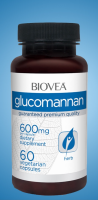 BIOVEA GLUCOMANNAN 1200 mg / 60 Vegetarian Capsules