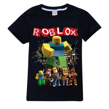 Kids Roblox Printing 3d Casual Summer T-shirt Boys Girls Short