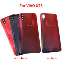 ใหม่กระจกหลังสำหรับ VIVO X23 V1809A V1809T V1816A ฝาครอบแบตเตอรี่3D กระจกฝาหลังประตูหลังเปลี่ยนด้วยเลนส์กล้องถ่ายรูป