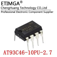 5PCS/LOT AT93C46 93C46-10PU-2.7 DIP8 Memory/serial EEPROM WATTY Electronics