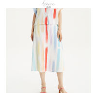 SS22 Sea Spectrum Midi Skirt กระโปรงพิมพ์ลาย SK-L220202