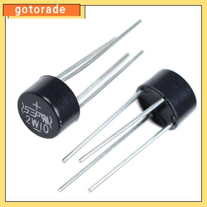 GOTORADE 20PCS 2A 1000V 2W10 Bridge Rectifier DIP-4 Single Phase ...