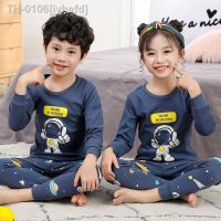 ◕□♂ ivhefd Conjunto de pijamas algodão manga comprida infantil para crianças meninos meninas outono inverno roupas 2 4 6 8 10 12 anos