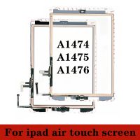 Free shipping 9.7 Touch Screen For iPad AIR A1474 A1475 A1476 Touch Panel LCD Outer Display Replacement Digitizer Sensor Glass