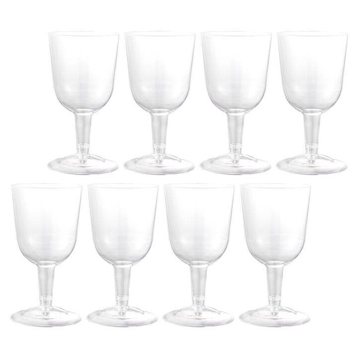 Plastic Glass Practical Cups Tumblers Disposable Champagne Flutes