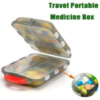 【YF】 Travel Pill Organizer Moisture Proof Pills Box for Pocket Purse Daily Case Portable Medicine Vitamin Holder Container