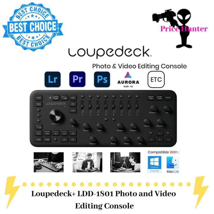 Loupedeck+ LDD-1801 Photo and Video Editing Console | Lazada